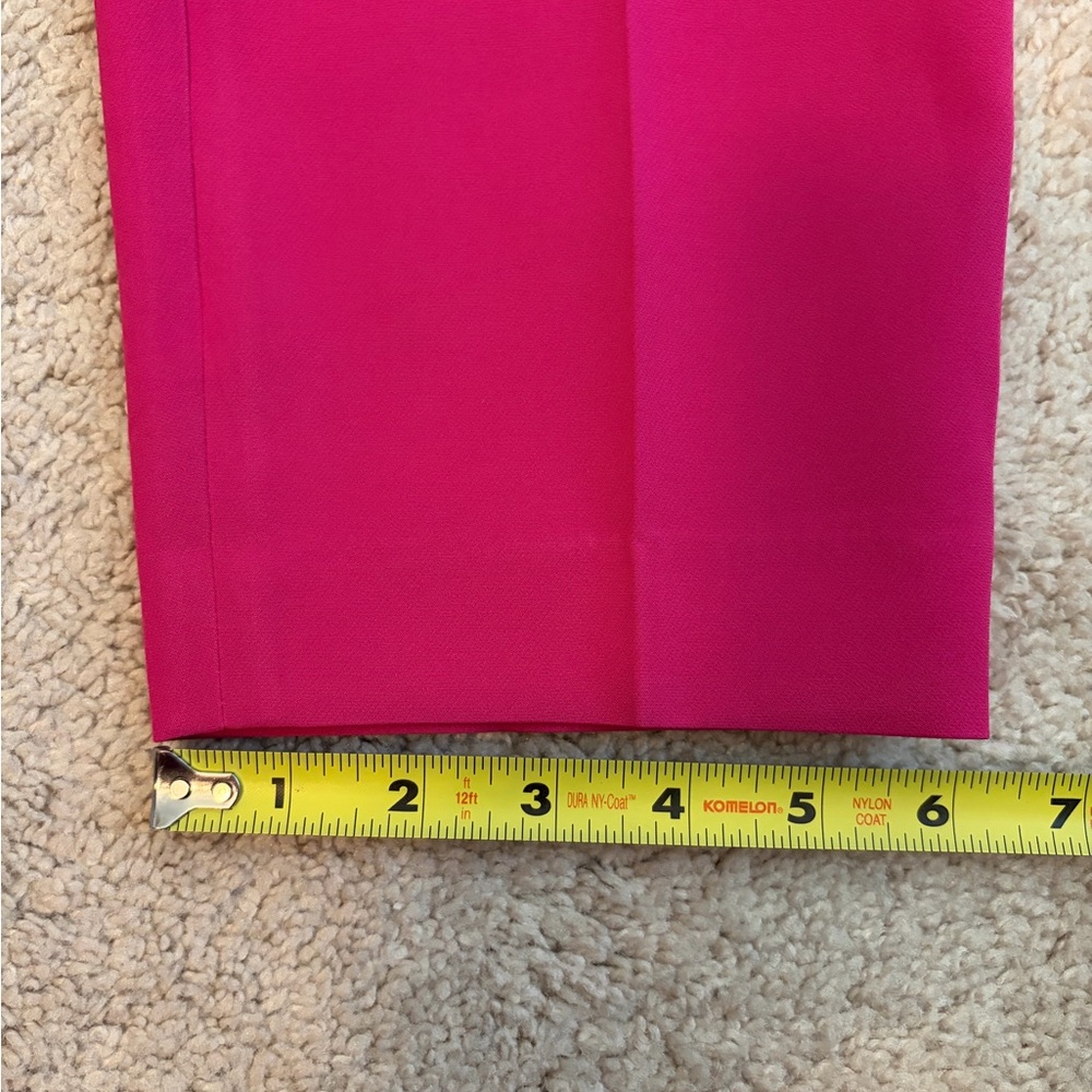 Ted Baker Women's Fuschia Trousers Pants Ankle Cropped Size 1 US Size 4 - Picture 11 of 11
